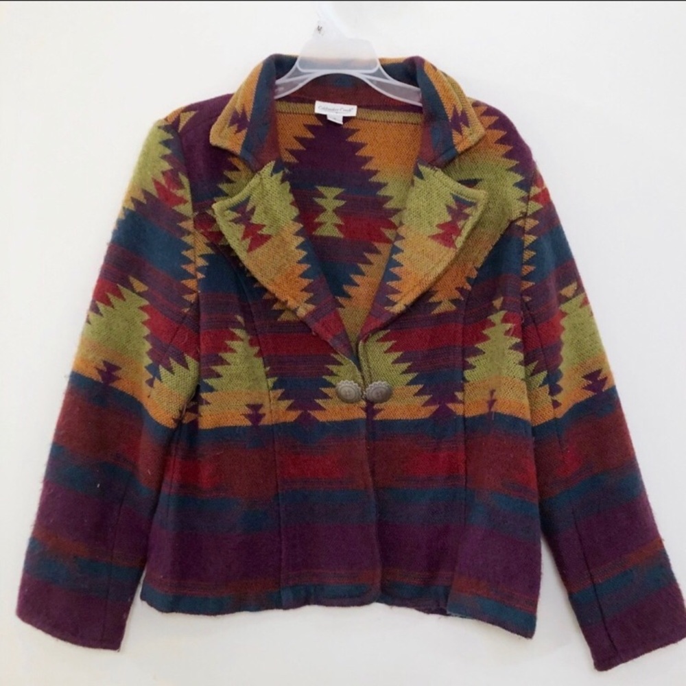 Coldwater Creek Southwest Blazer Jacket